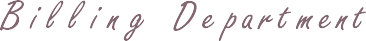 Billihg Department